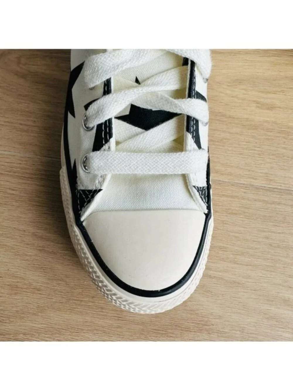 ⭐Converse Chuck Taylor Large Stars Hi Sz 7.5 Women Shoes Sneakers Ivory A09898F